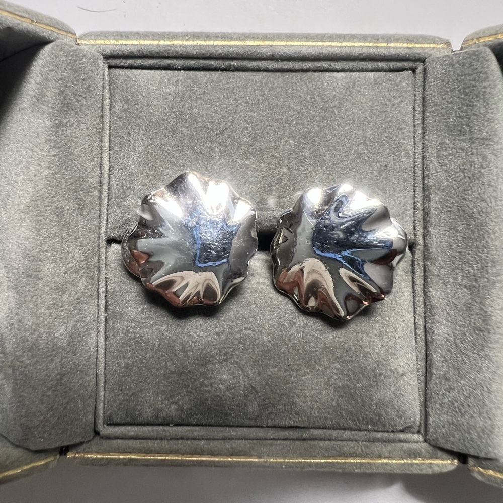 Monet Silver clip on earring’s
